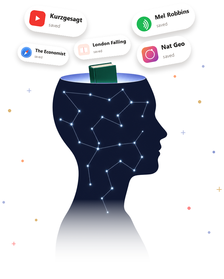A mind full of saved ideas